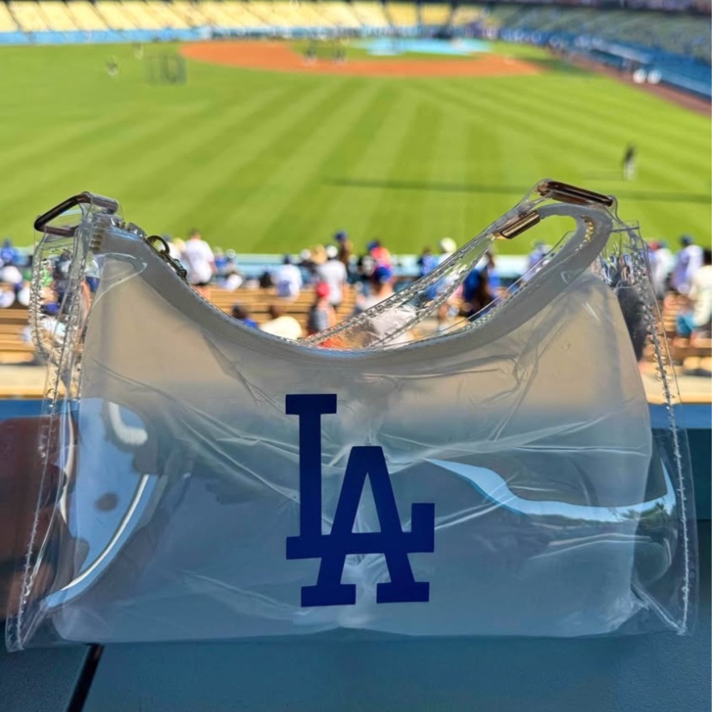 Clear Bag with Blue LA Logo